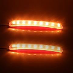 Universal Amber LED Car Side Turn Signal Rearview Mirror LED Indicator 2 Pcs Set