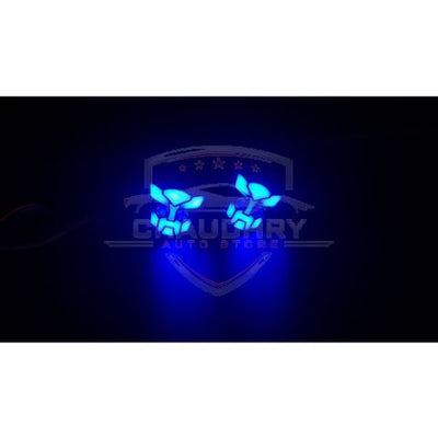 Universal Bike Indicator Transformable Robot Design Blue 2 Pcs Set
