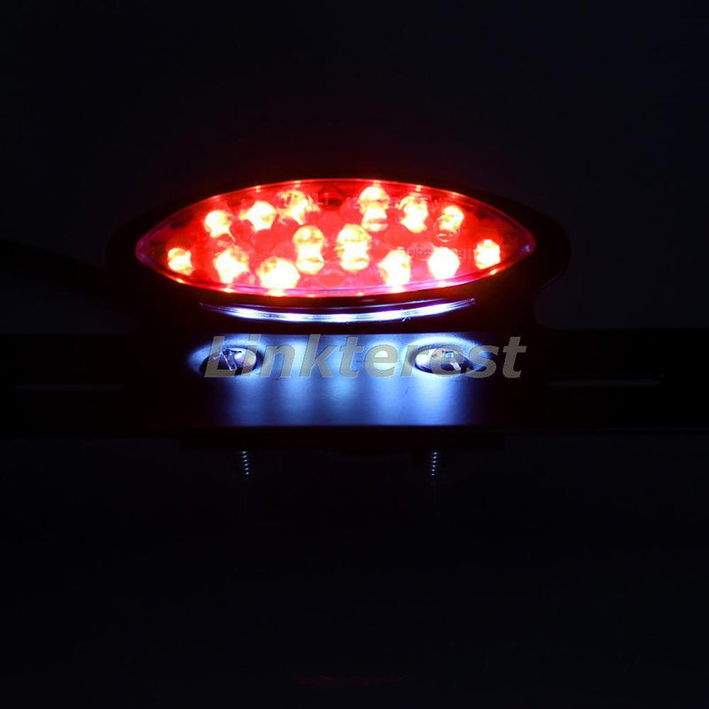 Universal Cafe Racer LED Light and Number Plate holder For All Motorbikes