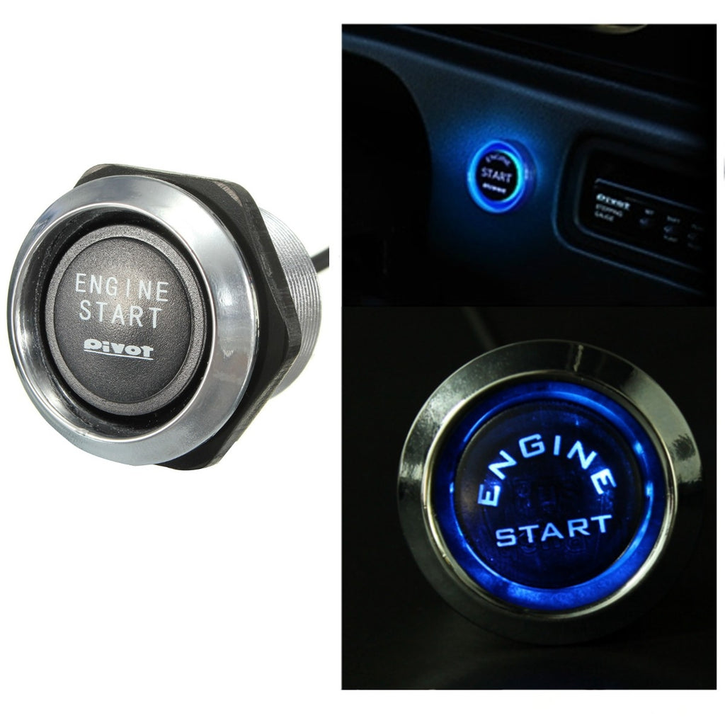 Engine Staring Switch Universal Car Engine Push Start Button Switch Ignition Starter Kit