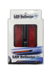 Universal Car LED Reflector Bumper Reflector Light Side Marker Red