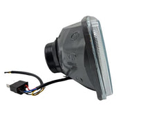 Universal Jeep Projector LED Headlight Ultra Square 5x7 Sealed Beam With DRL Hi-Low 2 Pcs Set