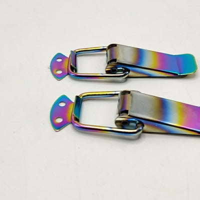 Universal Multi Color Bumper Stainless Clips 2 Pcs Set