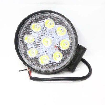9 SMD Round Bar Light With Flasher