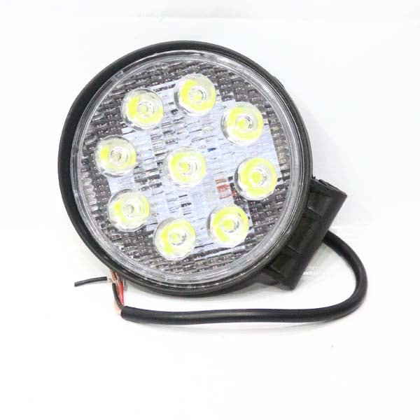 9 SMD Round Bar Light With Flasher