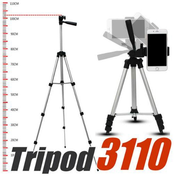 40 Inch Aluminum Tripod Stand 3110 (Silver)