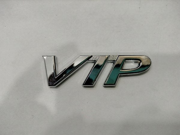 VIP Silver Metal Logo