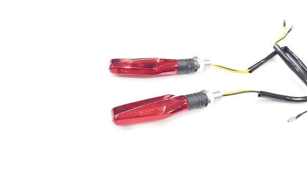 Audi Style Bike Indicator 2 Pcs Set Red