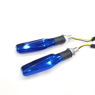 Audi Style Bike Indicator 2 Pcs Set Blue