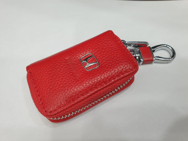 Premium Quality Honda Leather Key Cover Red