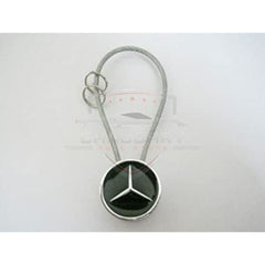 Universal Mercedes Metal Keychain Black