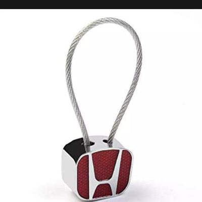 Universal Honda Metal Keychain Red