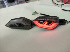 Universal Bike Indicator Eagle eye New Design red 2 Pcs Set