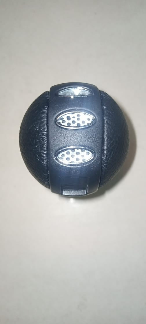 Universal Gear knob Black & Chromium Silver