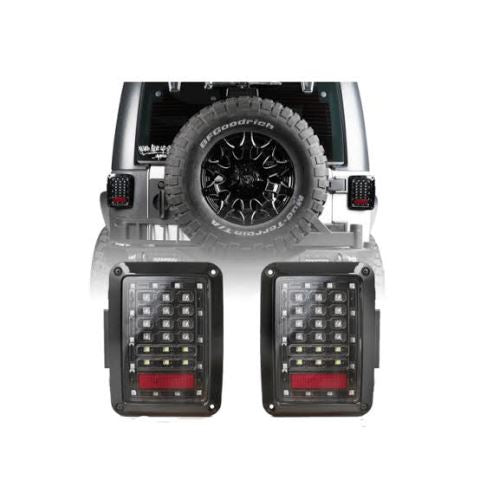 Universal Jeep Back Light Wrangler JK JKU Model Line Drop Style