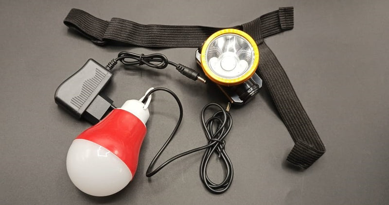 HOME LED Headlight High Quality Rechargeable Headlamp Straps With Bulb Connection