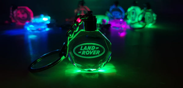 Smart Land Rover LED Keychain With Multiple Light Shades