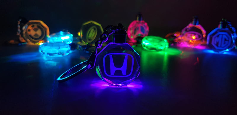Smart Honda LED Keychain With Multiple Light Shades
