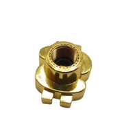 Dollar Style Tire Nozzle Golden 4 pcs
