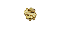 Dollar Style Tire Nozzle Golden 4 pcs