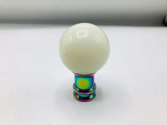 Universal Ball Shaped Fluorescent Style Shift Gear Knob Car Shifter Lever Most Manual Automotive Vehicles
