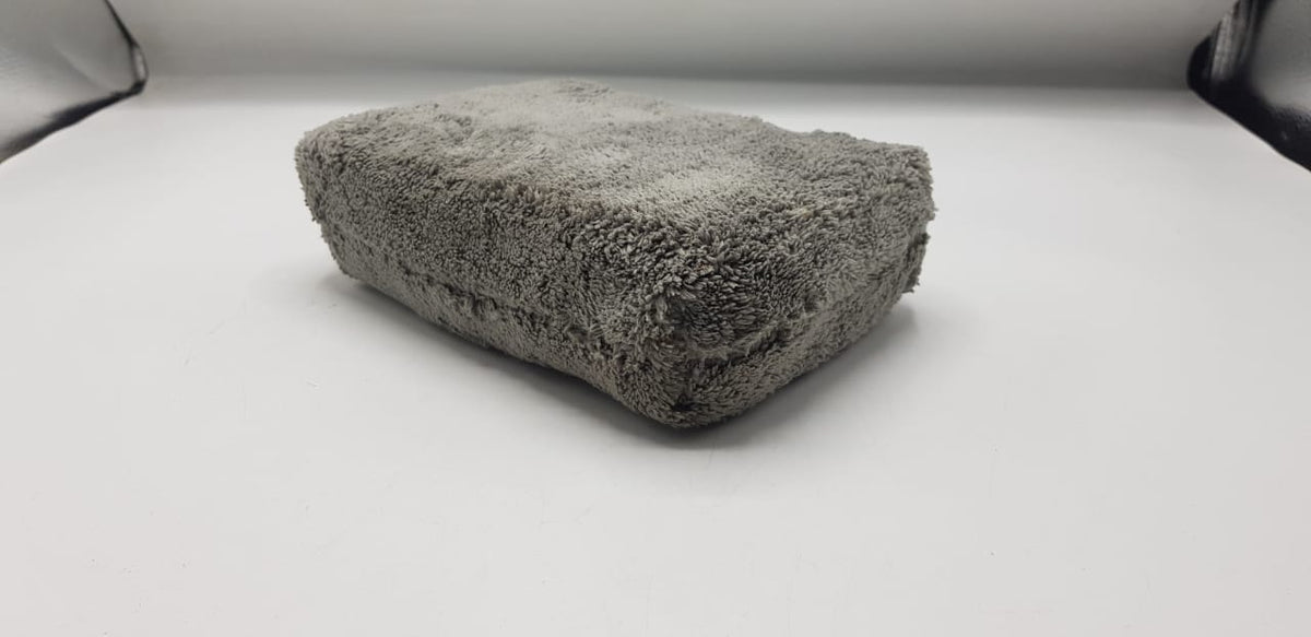 Car Wash Microfiber Detailing Sponge Applicator Grey