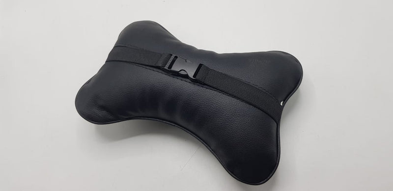 Premium Quality Headrest Supreme Black 2 Pcs Set