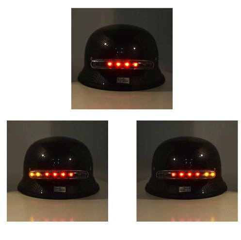 Wireless Motorcycle Helmet Brake Stop Turn-Signal LED Light