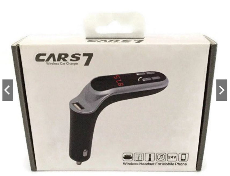 S7 Wireless Bluetooth Car Autos FM Transmitter MP3 Player Hands-free USB Charger