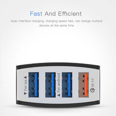 Qualcomm Quick Charge 3.0 Car Charger Adapter 4 Port USB Car Charger
